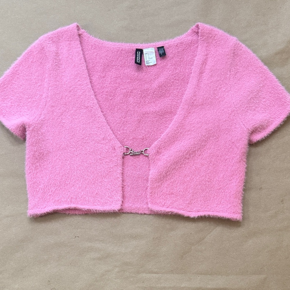 H&M Divided Pink Knit Top